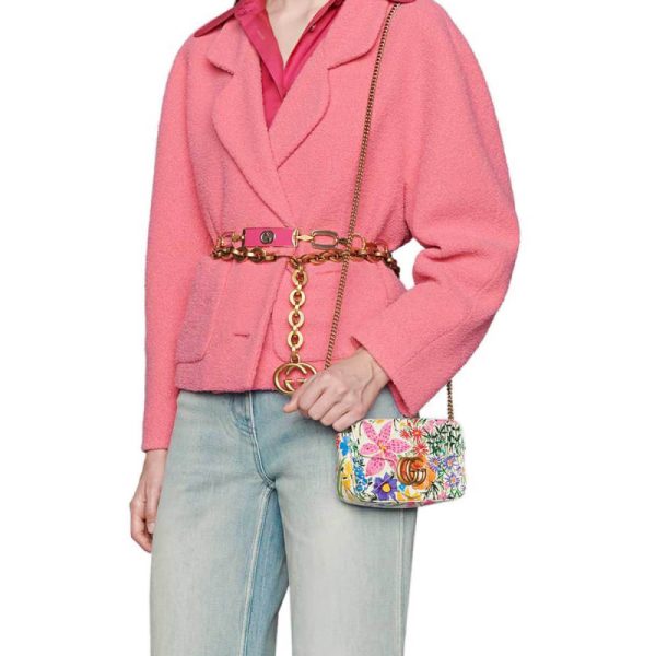 Replica Gucci Ken Scott Gg Marmont Super Mini Bag 476433 - Image 2