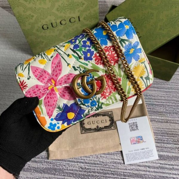 Replica Gucci Ken Scott Gg Marmont Super Mini Bag 476433 - Image 3