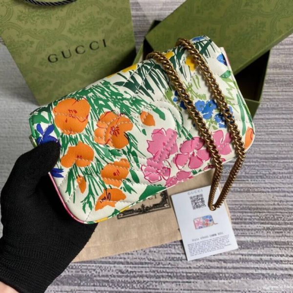 Replica Gucci Ken Scott Gg Marmont Super Mini Bag 476433 - Image 4