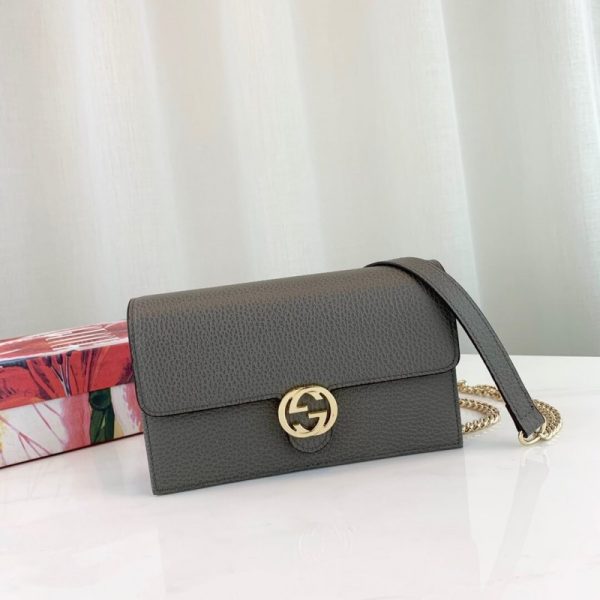 Replica Gucci GG Leather Crossbody Bag - Stylish & Compact - Image 2