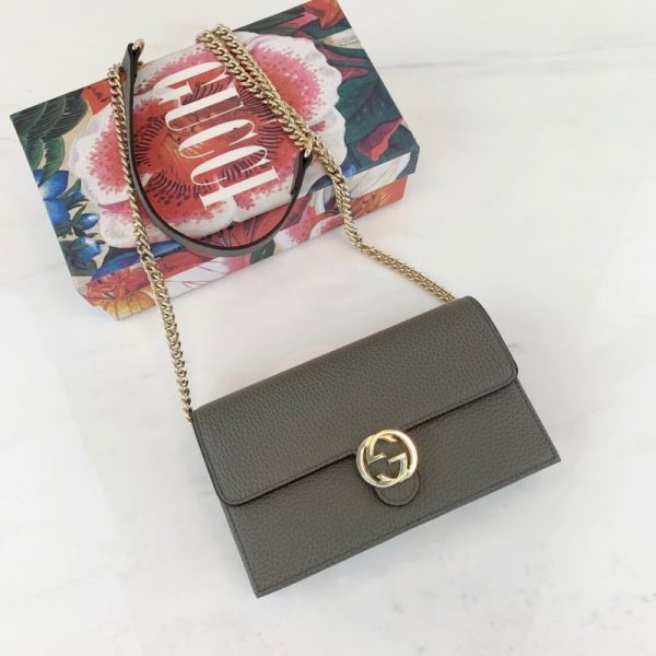 Replica Gucci GG Leather Crossbody Bag - Stylish & Compact - Image 4