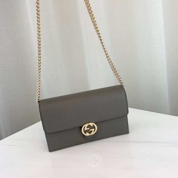 Replica Gucci GG Leather Crossbody Bag - Stylish & Compact - Image 5