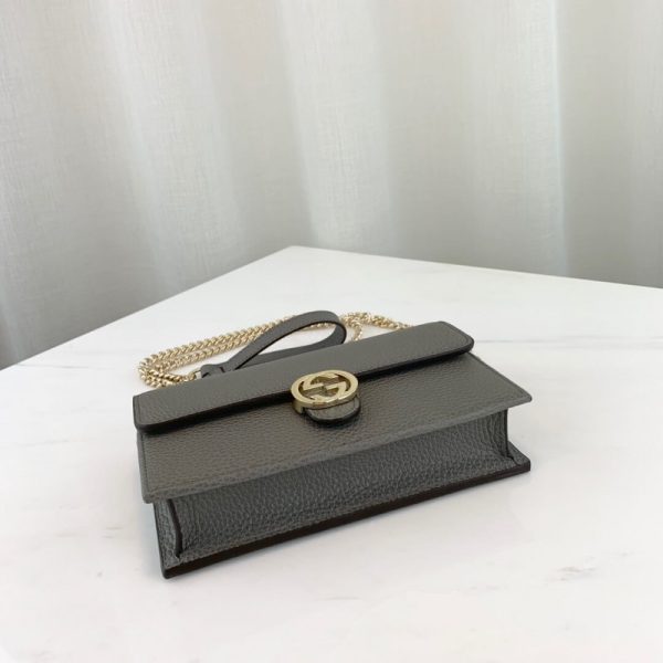 Replica Gucci GG Leather Crossbody Bag - Stylish & Compact - Image 7