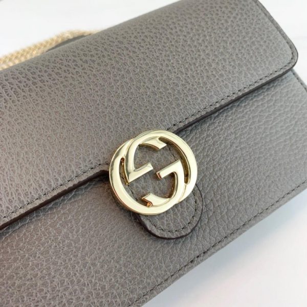 Replica Gucci GG Leather Crossbody Bag - Stylish & Compact - Image 8