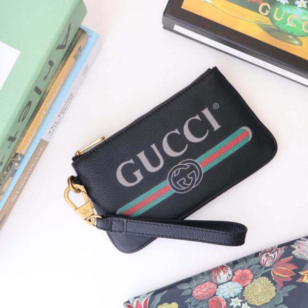 Gucci Logo Print Clutch Bag – Stylish Replica Design - Image 8