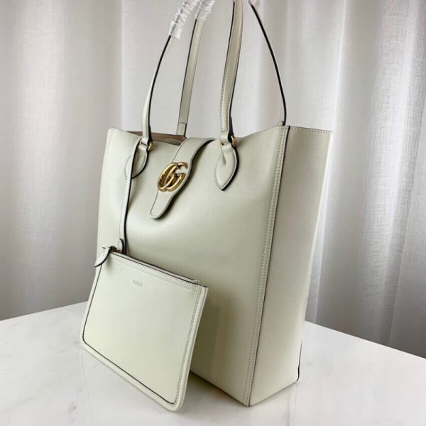 Replica Gucci Medium Tote with Double G Logo - Image 3