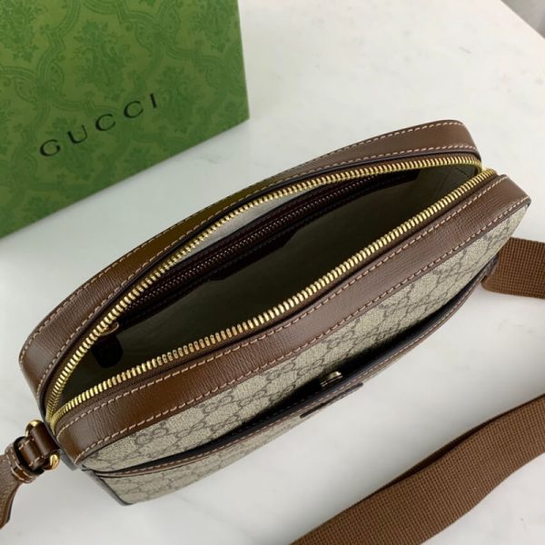 Gucci Messenger Bag Replica w/ Interlocking G Design - Image 10