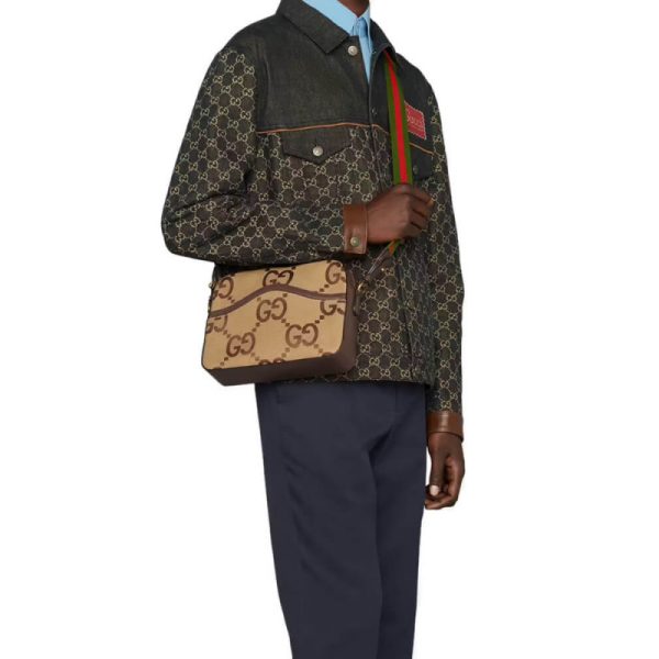 Replica Gucci Jumbo GG Messenger Bag - Style 675891 - Image 2