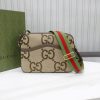Best Replicas Bags - Replica Gucci Jumbo GG Messenger Bag - Style 675891 Shop For Best Louis Vuitton LV Replica Bags With Cheap Price