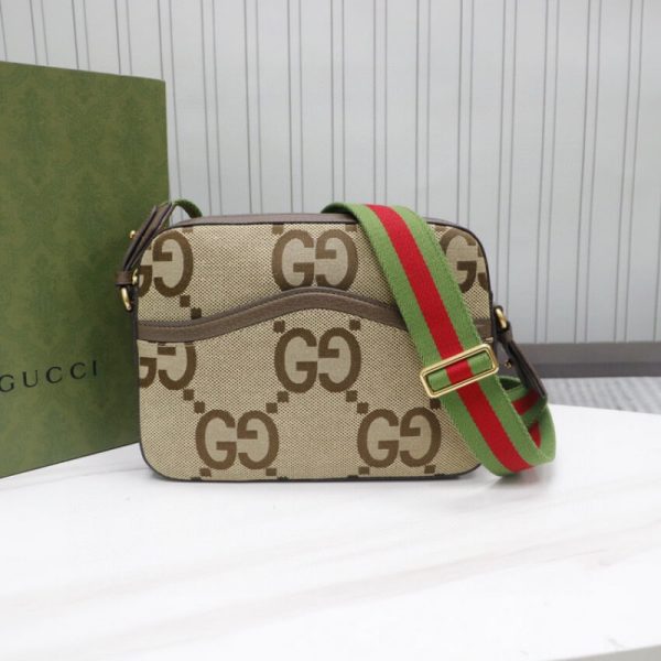 Replica Gucci Jumbo GG Messenger Bag - Style 675891 - Image 3