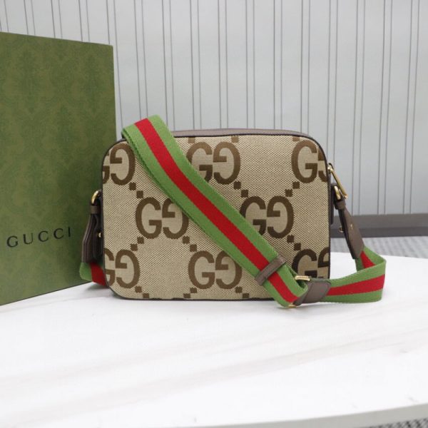 Replica Gucci Jumbo GG Messenger Bag - Style 675891 - Image 5