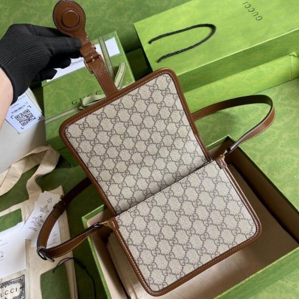 Replica Gucci GG Supreme Mini Shoulder Bag - Image 12