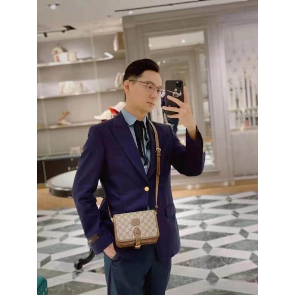 Replica Gucci GG Supreme Mini Shoulder Bag - Image 3