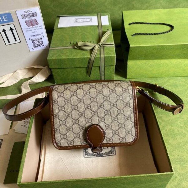 Replica Gucci GG Supreme Mini Shoulder Bag - Image 7