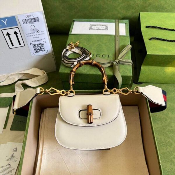 Replica Gucci Bamboo Mini Top Handle Bag SHOPCODE001 - Image 4