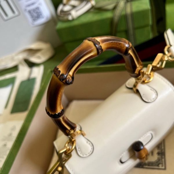 Replica Gucci Bamboo Mini Top Handle Bag SHOPCODE001 - Image 9