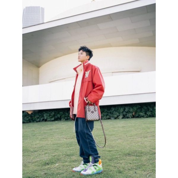 Gucci Mini Tote Bag Replica – GG Supreme Interlocking G - Image 6