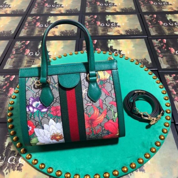 Replica Gucci Ophidia GG Flora Small Tote Bag 547551 - Image 4