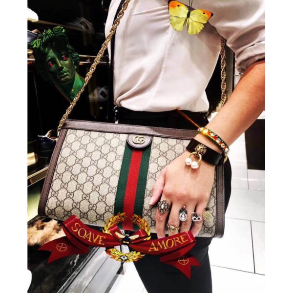 Replica Gucci Ophidia GG Medium Shoulder Bag - Image 3