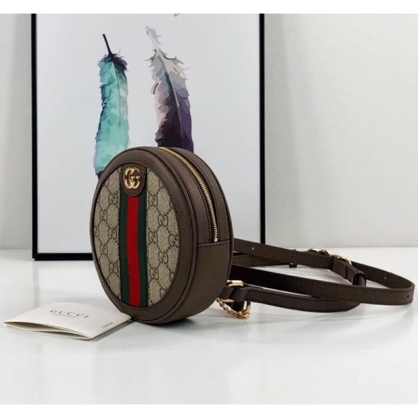Replica Gucci Ophidia GG Mini Backpack Black Red - Image 3