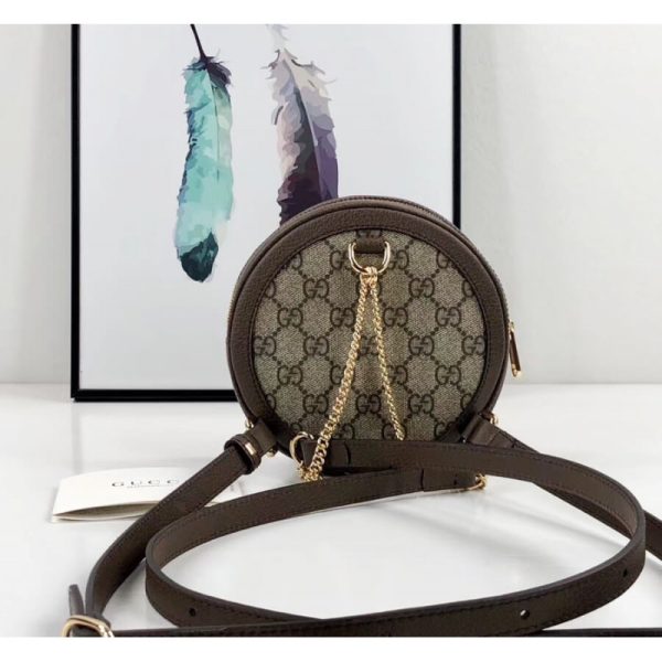 Replica Gucci Ophidia GG Mini Backpack Black Red - Image 4