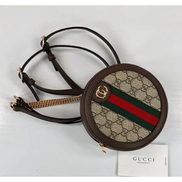 Replica Gucci Ophidia GG Mini Backpack Black Red - Image 5