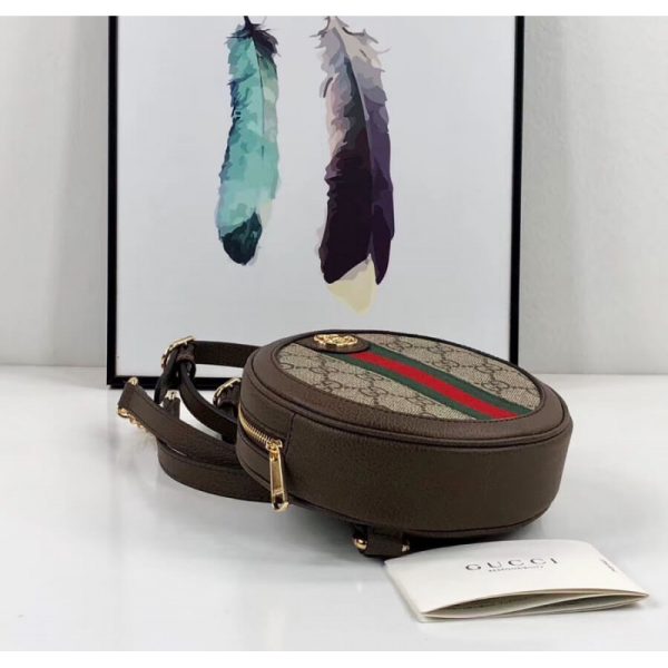 Replica Gucci Ophidia GG Mini Backpack Black Red - Image 6