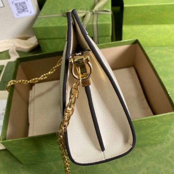 Replica Gucci Ophidia GG Shoulder Bag - White 503877 - Image 4