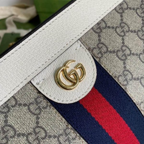 Replica Gucci Ophidia GG Shoulder Bag - White 503877 - Image 5