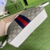 Best Replicas Bags - White Gucci Ophidia GG Canvas Shoulder Bag - Timeless Style Shop For Best Louis Vuitton LV Replica Bags With Cheap Price