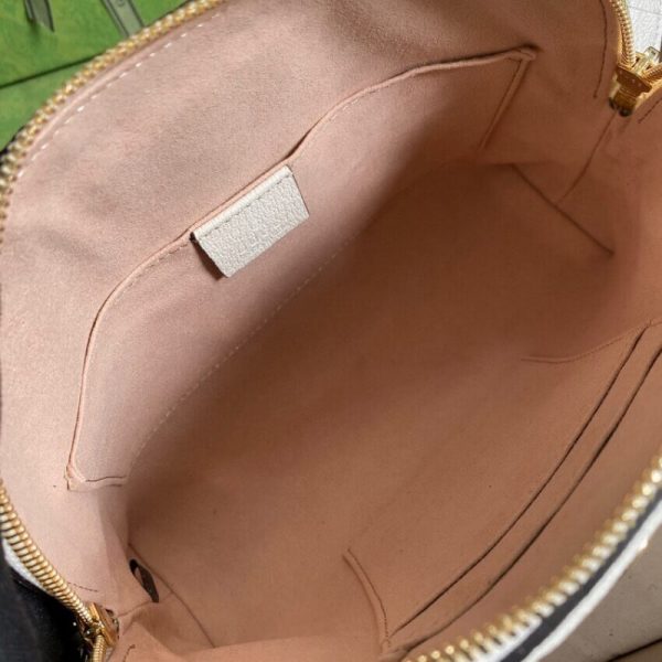 White Gucci Ophidia GG Canvas Shoulder Bag - Timeless Style - Image 6