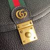Best Replicas Bags - Gucci Ophidia Leather Top Handle Bag with Web Strap - Replica Shop For Best Louis Vuitton LV Replica Bags With Cheap Price