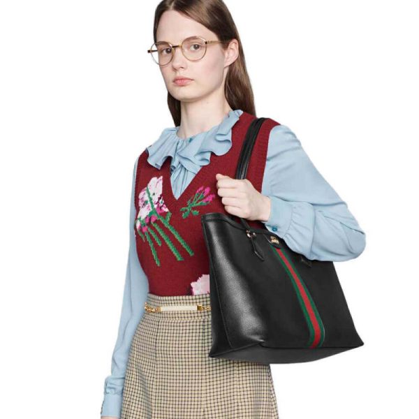 Replica Gucci Ophidia Leather Tote Bag 631685 Designer Style - Image 2
