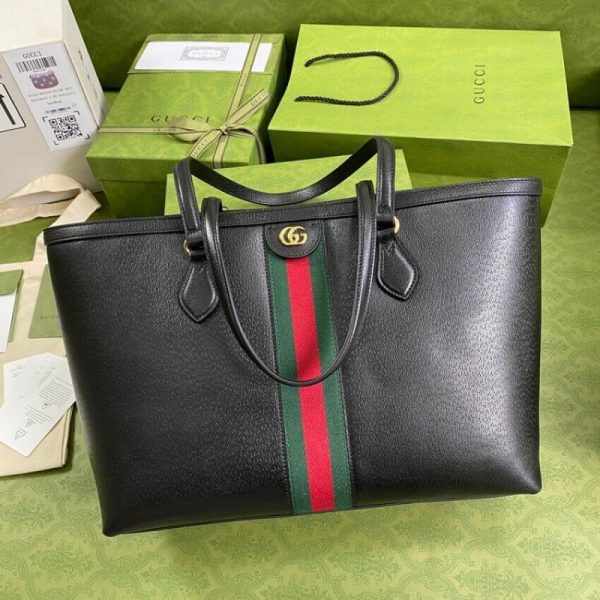 Replica Gucci Ophidia Leather Tote Bag 631685 Designer Style - Image 3