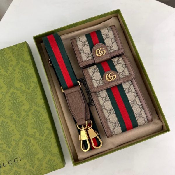 Replica Gucci Ophidia Mini Bag with Detachable Wallet - Image 2
