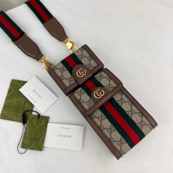 Replica Gucci Ophidia Mini Bag with Detachable Wallet - Image 4