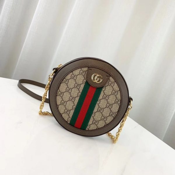Replica Gucci Ophidia Mini GG Round Shoulder Bag - Image 2