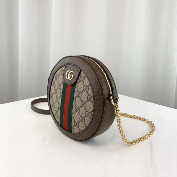 Replica Gucci Ophidia Mini GG Round Shoulder Bag - Image 3