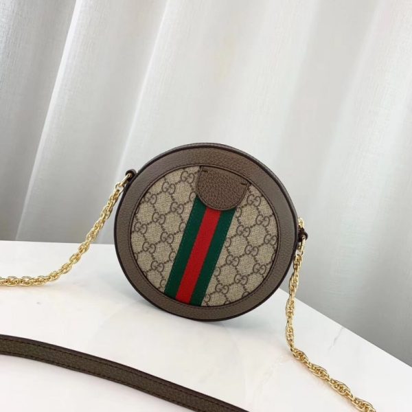 Replica Gucci Ophidia Mini GG Round Shoulder Bag - Image 4
