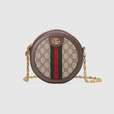 Replica Gucci Ophidia Mini GG Round Shoulder Bag
