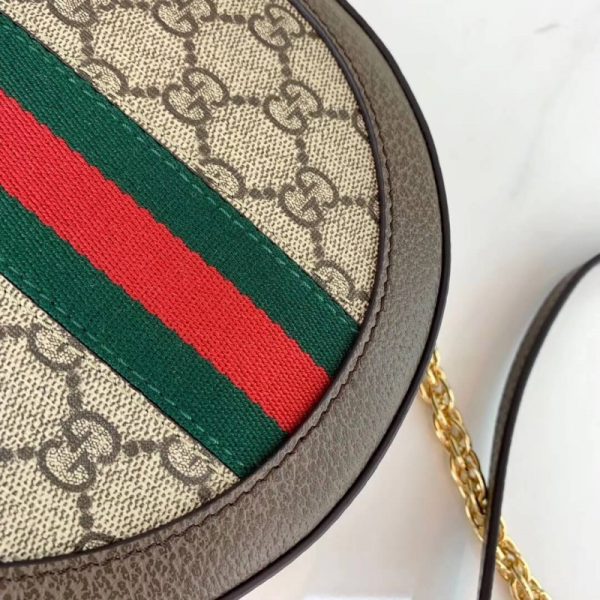 Replica Gucci Ophidia Mini GG Round Shoulder Bag - Image 6