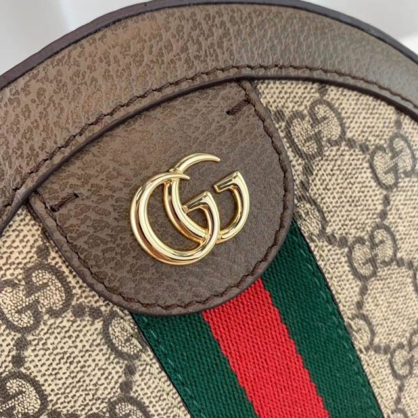 Replica Gucci Ophidia Mini GG Round Shoulder Bag - Image 9