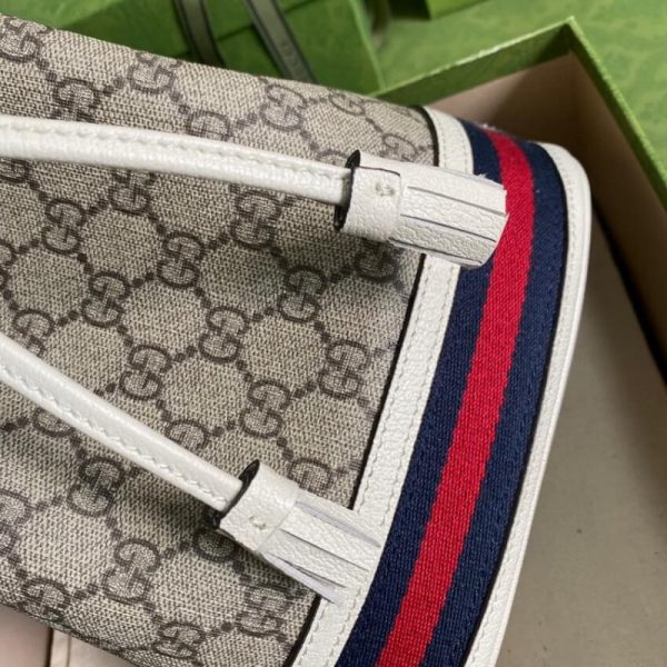 Replica Gucci Ophidia Small GG Bucket Bag - White - Image 6