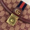 Best Replicas Bags - Replica Gucci Ophidia Top Handle Bag in Burgundy Shop For Best Louis Vuitton LV Replica Bags With Cheap Price