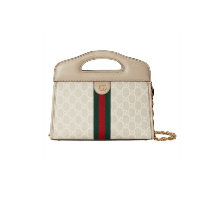 Replica Gucci Ophidia Small Tote Web 693724 - White