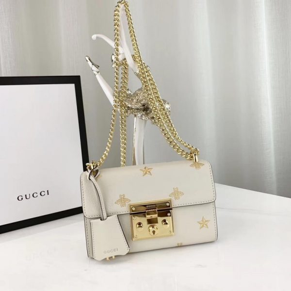 Gucci Padlock Bee Star Small Shoulder Bag – Classic Replica - Image 6