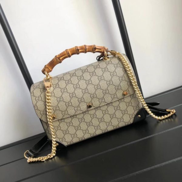 Replica Gucci GG Padlock Small Bamboo Shoulder Bag 603221 - Image 3