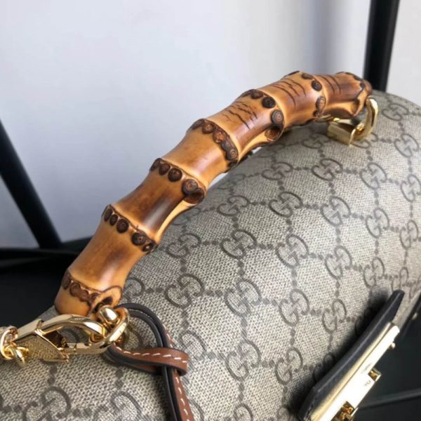 Replica Gucci GG Padlock Small Bamboo Shoulder Bag 603221 - Image 7