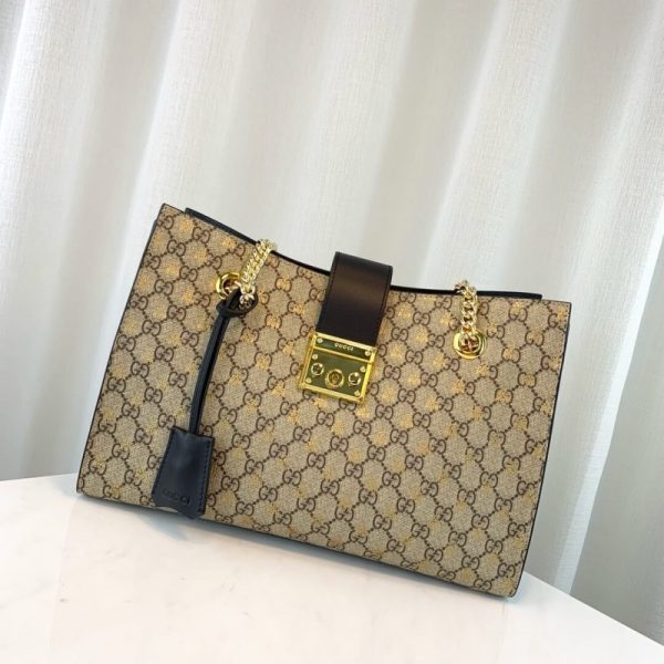 Replica Gucci GG Supreme Bee Padlock Shoulder Bag 479197 - Image 2