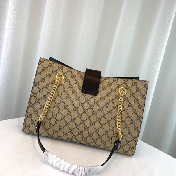 Replica Gucci GG Supreme Bee Padlock Shoulder Bag 479197 - Image 4